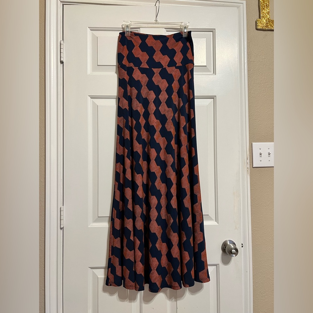 Lula Roe geometric  A line maxi skirt